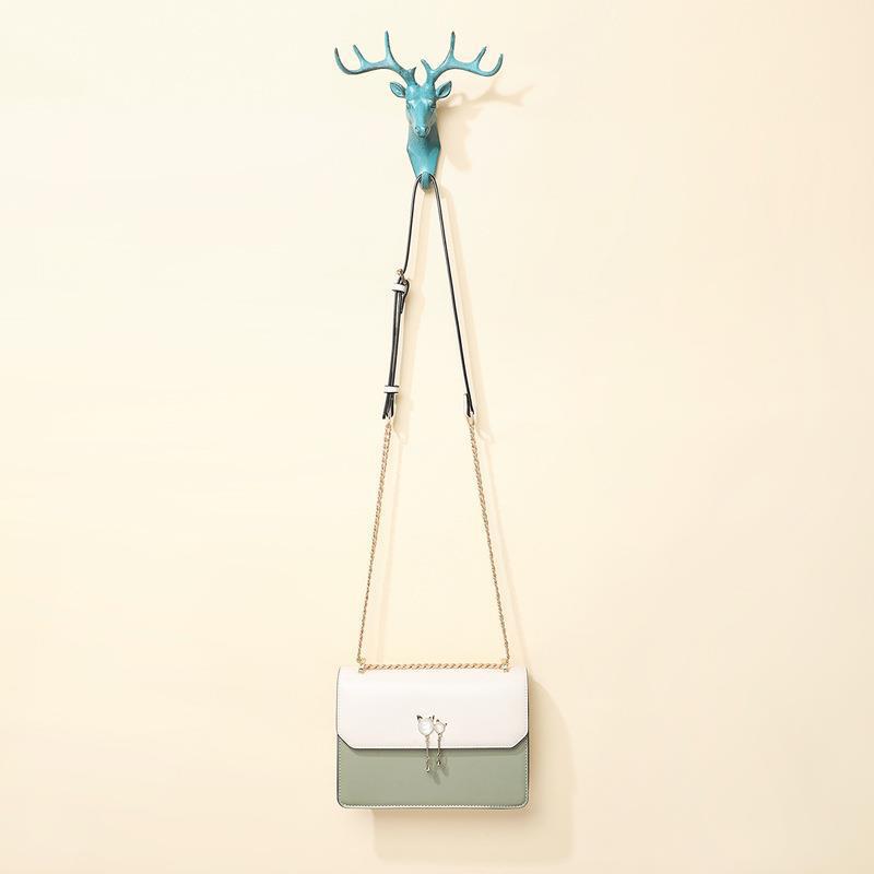 Ladies Crossbody Handbag with Pearl Chain Single Shoulder  Handbag